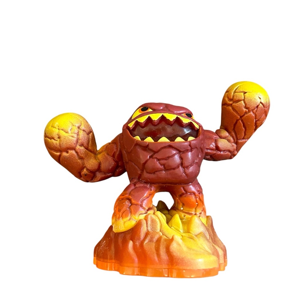 Skylanders Spyro’s Adventure Eruptor lava monster fire element loose open figure